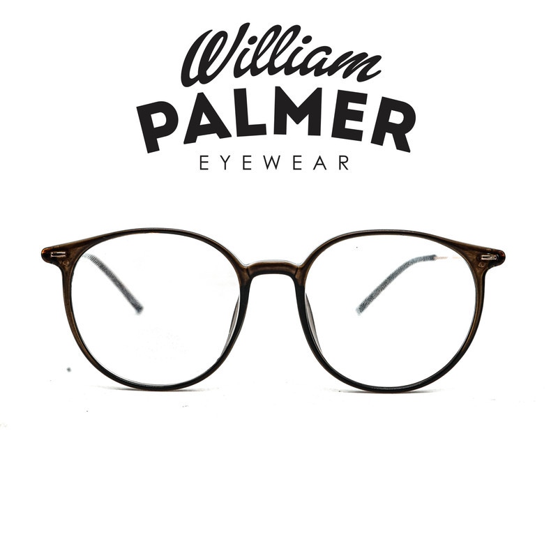 William Palmer Kacamata Pria Wanita Shell 83083 Brown