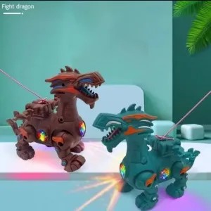 Mainan Dinosaurus Naga Jalan dan Nyala Kantong Plastik