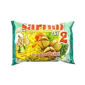 Mie Rebus Sarimi Isi 2 Bakso Sapi