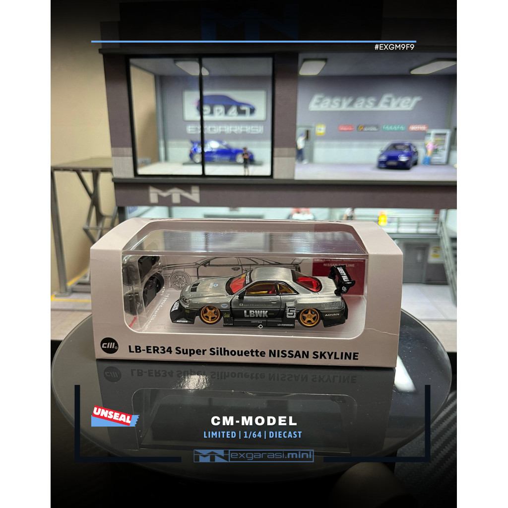 CM MODEL LB-ER34 Super Silhouette NISSAN SKYLINE R34 LBWK - CHASE