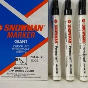 Spidol Snowman Permanen Hitam