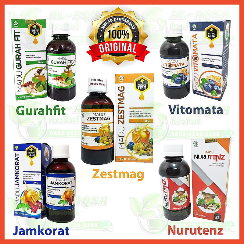 Madu Zestmag / zetsmag - Gurah Fit / Gurahfit - Vitomata / Vito Mata - Jamkorat - Nurutenz