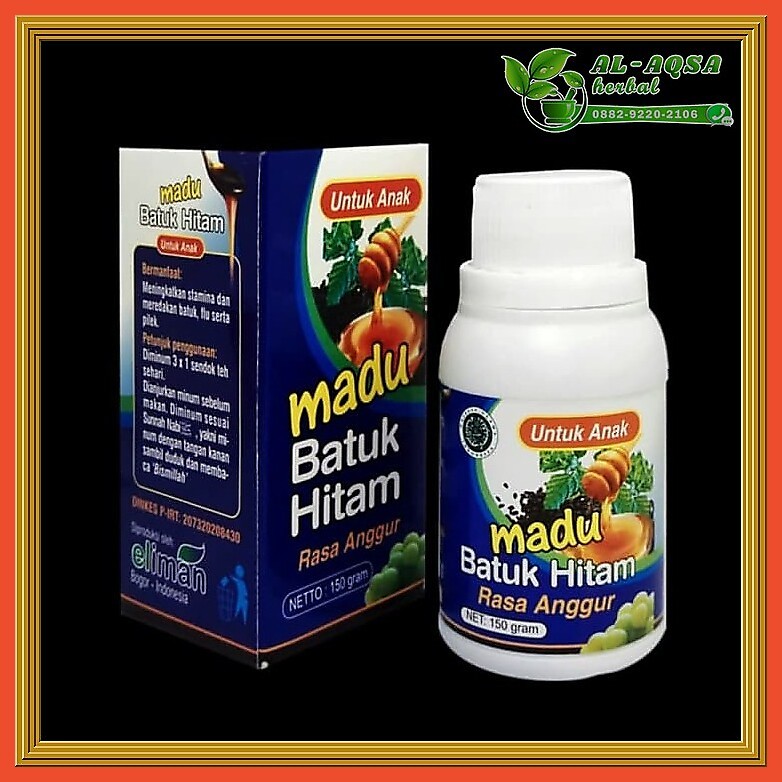 Madu Batuk Eliman Anak Rasa Anggur
