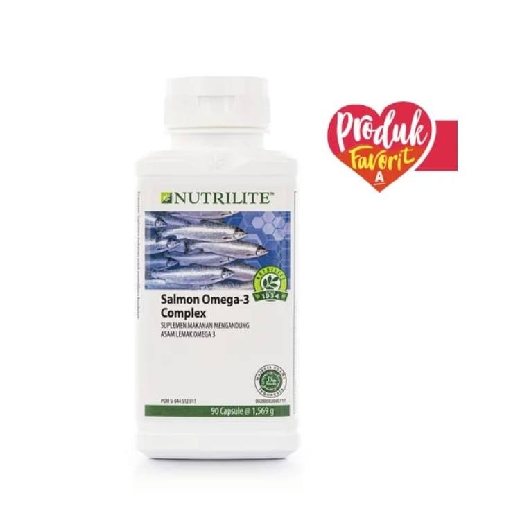 Salmon Omega 3 complex 90 capsule Original Nutrilite asli100%(01)
