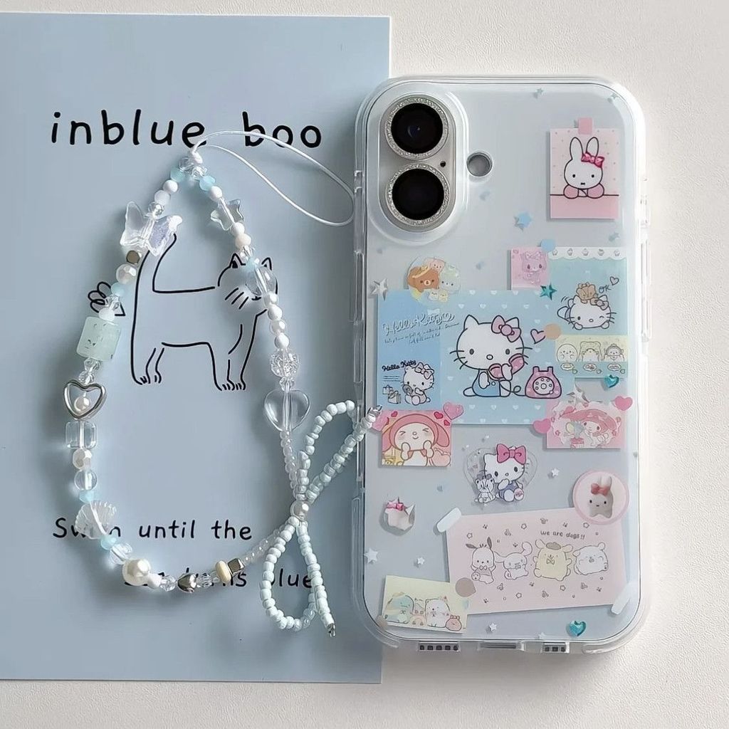 Kitty Stiker Colorful Casing Hp Samsung S25 Fe Plus S24 Fe M55 5G S23 Ultra S22 M23 S20 M15 S21 M54 