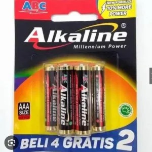 BATERAI ALKALINE A3 ISI 6