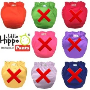 Clodi Little Hippo - Pant Celana Reguler ORANGE Popok Kain Bayi