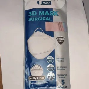 Masker Softies Surgical 3D Mask Pink