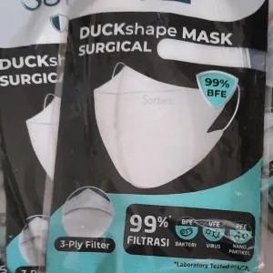 Softies Masker Duckshape [Polos] isi 5 duckbill