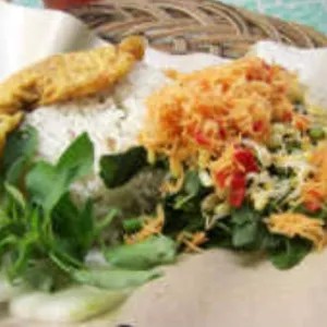 nasi urap-urap 1 porsi