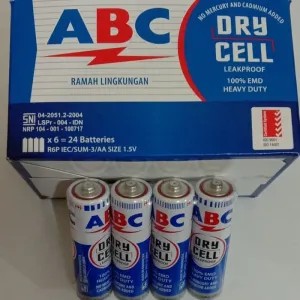 Batu baterai ABC  A2 isi 4