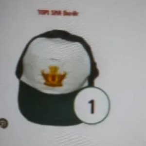 Topi SMA putih abu abu