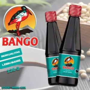 Kecap manis Bango botol kecil 135ml