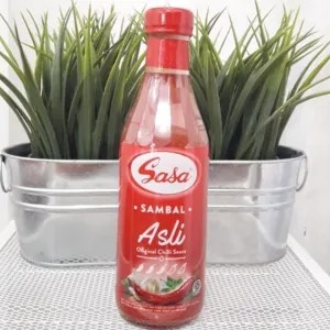 Saus sambal Asli Merk Sasa (Botol beling) 340ml