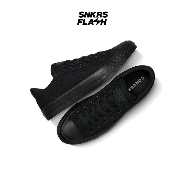 CONVERSE Ct As Malden Street Triple Black Sepatu Sneakers Unisex - A10350C - Size 45