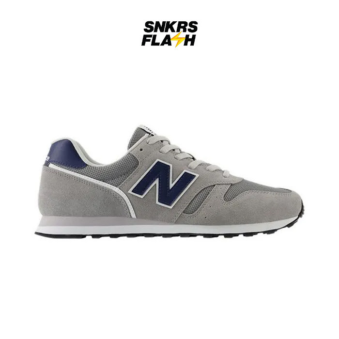 NEW BALANCE 373 V2 Grey Navy Sepatu Sneakers Pria - ML373SP2 - Size 44.5