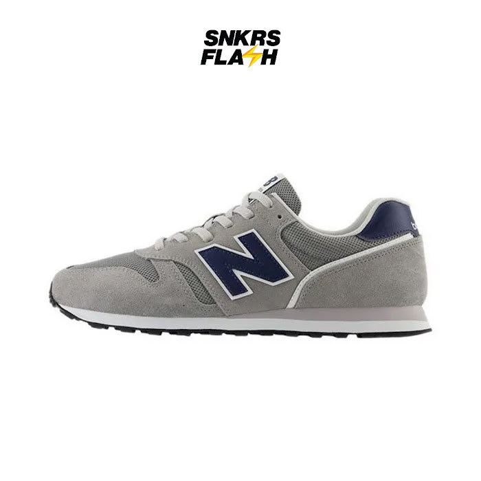 NEW BALANCE 373 V2 Grey Navy Sepatu Sneakers Pria - ML373SP2 - Size 44.5