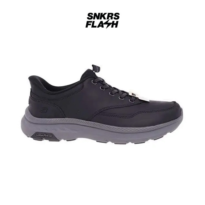 SKECHERS MENS USA POLLARD BLACK GREY - 205338BLK - Size 42