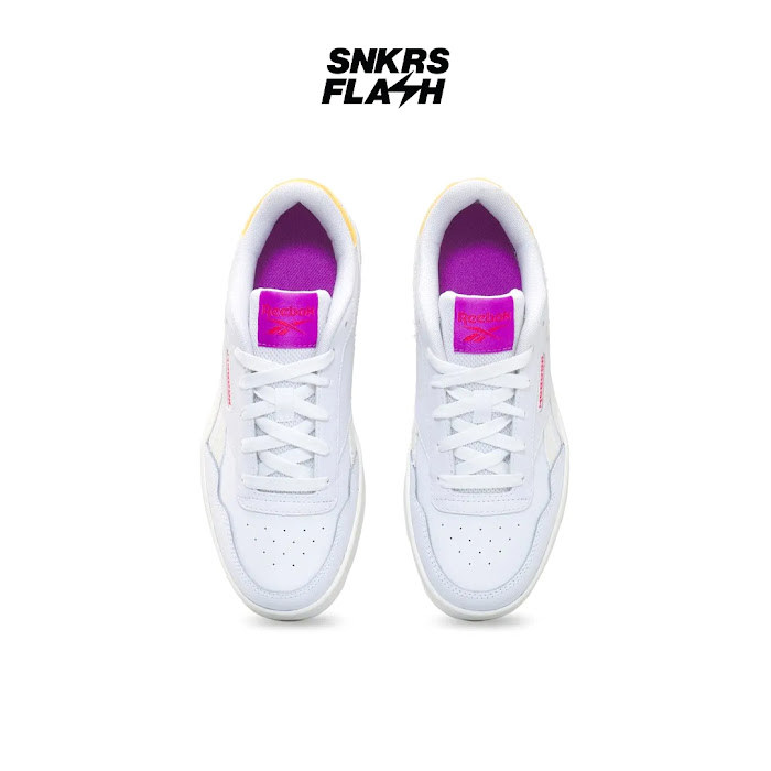 REEBOK Court Advance White Chalk Purple Sepatu Sneakers Wanita - 100208895 - Size 37
