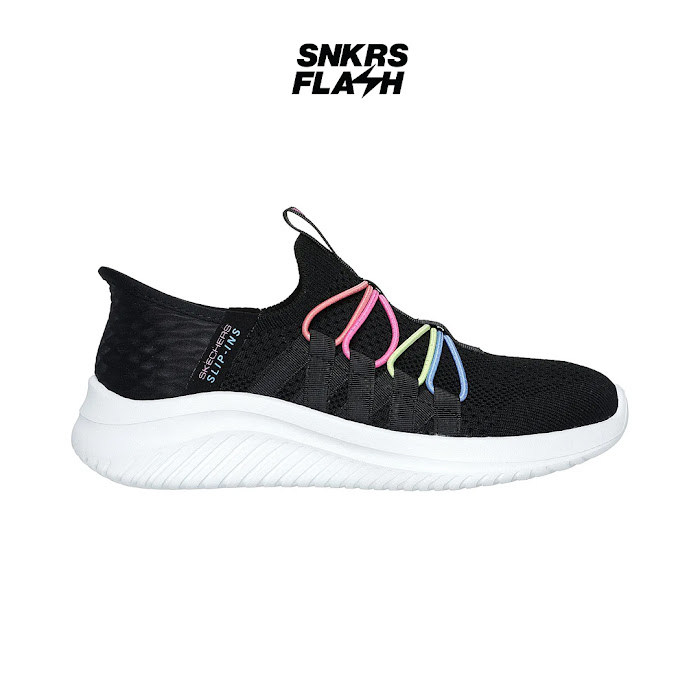 SKECHERS SLIP INS ULTRA FLEX 3 BLACK MULTI