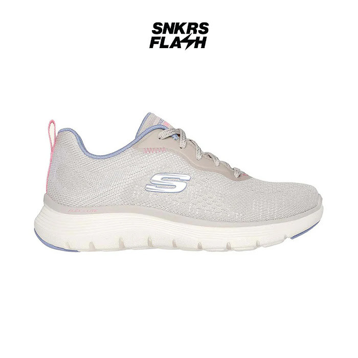 SKECHERS SPORT FLEX APPEAL 5 TAUPE BLUE - 150210TPBL - Size 36