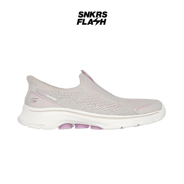 SKECHERS Go Walk 7 Taupe Sepatu Casual Wanita - 125242TPE - Size 38.5