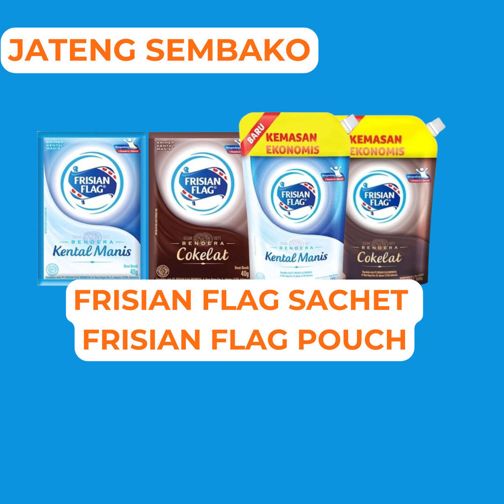 (JATENG) FRISIAN FLAG SACHET/POUCH/ NOBO KARTONAN