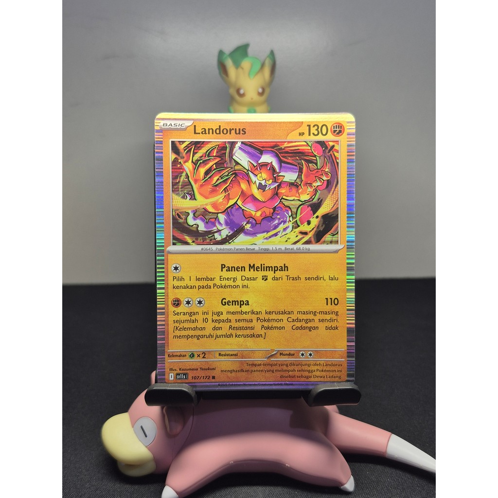 Landorus 107/172 R - Pokemon TCG Indonesian