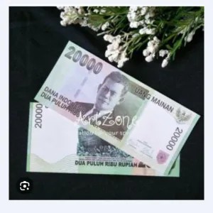 uang mainan 20.000 Oto Iskandar di nata
