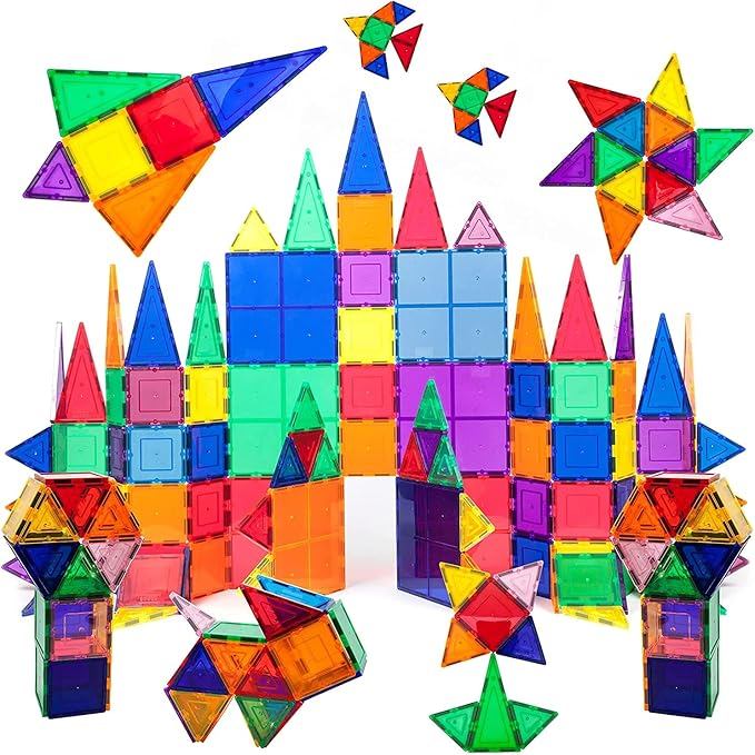 PicassoTiles Magnet Tiles 42pc + 100pc Tile
