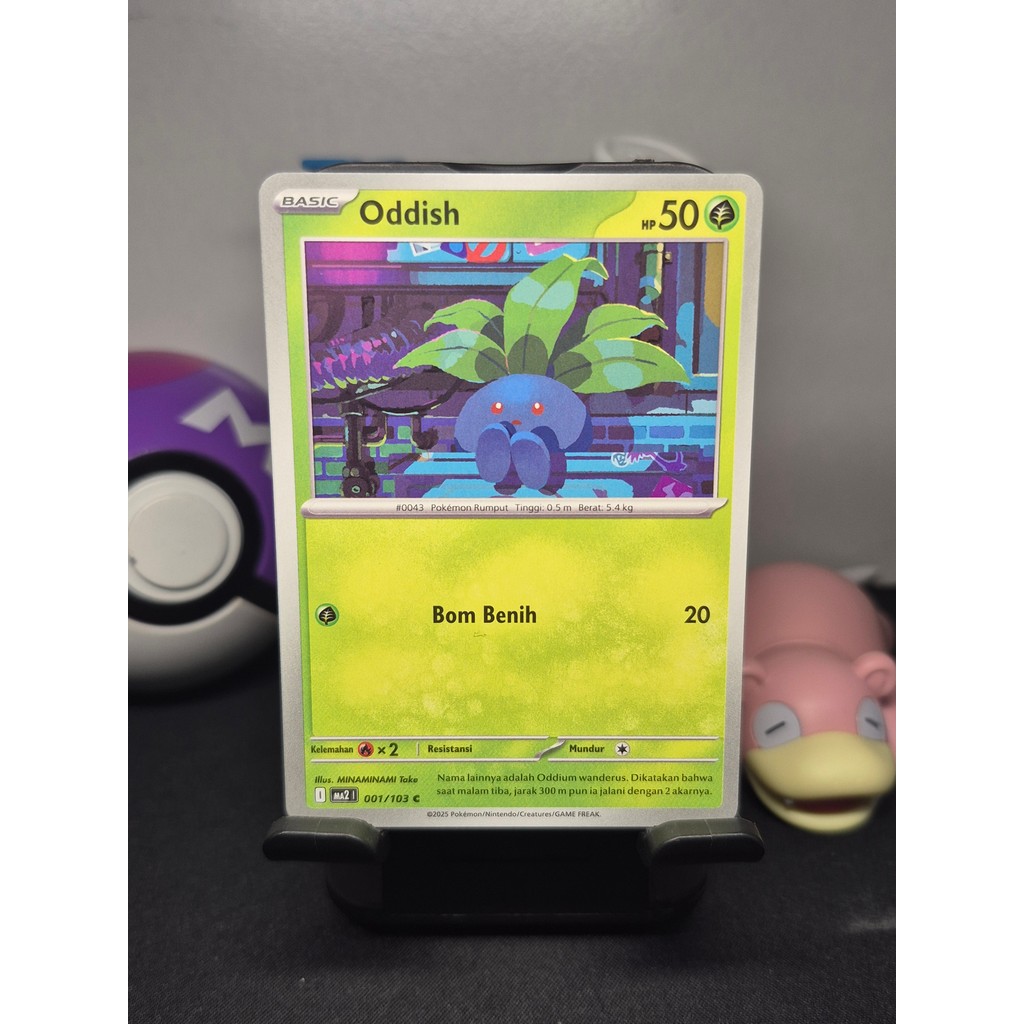 Oddish 001/103 C - Pokemon TCG Indonesian