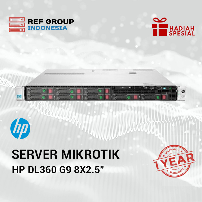 Mikrotik Server HP DL360 G9 8x2.5" DDR4 32Gb
