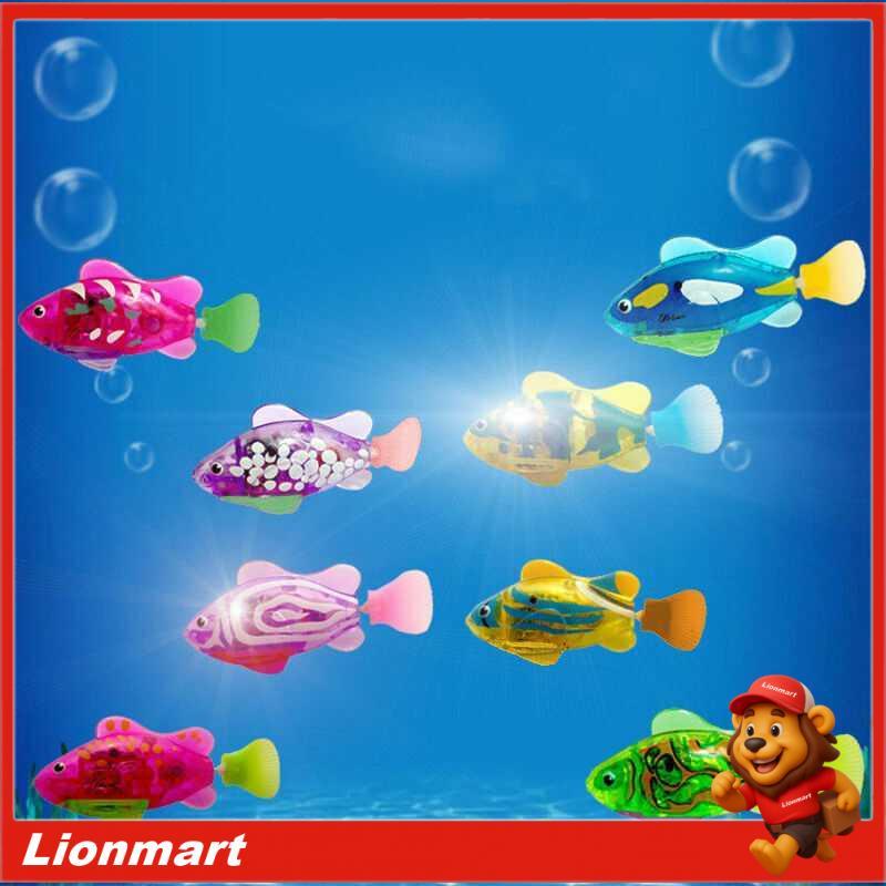 LionMart Robo Fish Mainan Ikan Elektrik Fish Tank 1 PCS - 8823-2