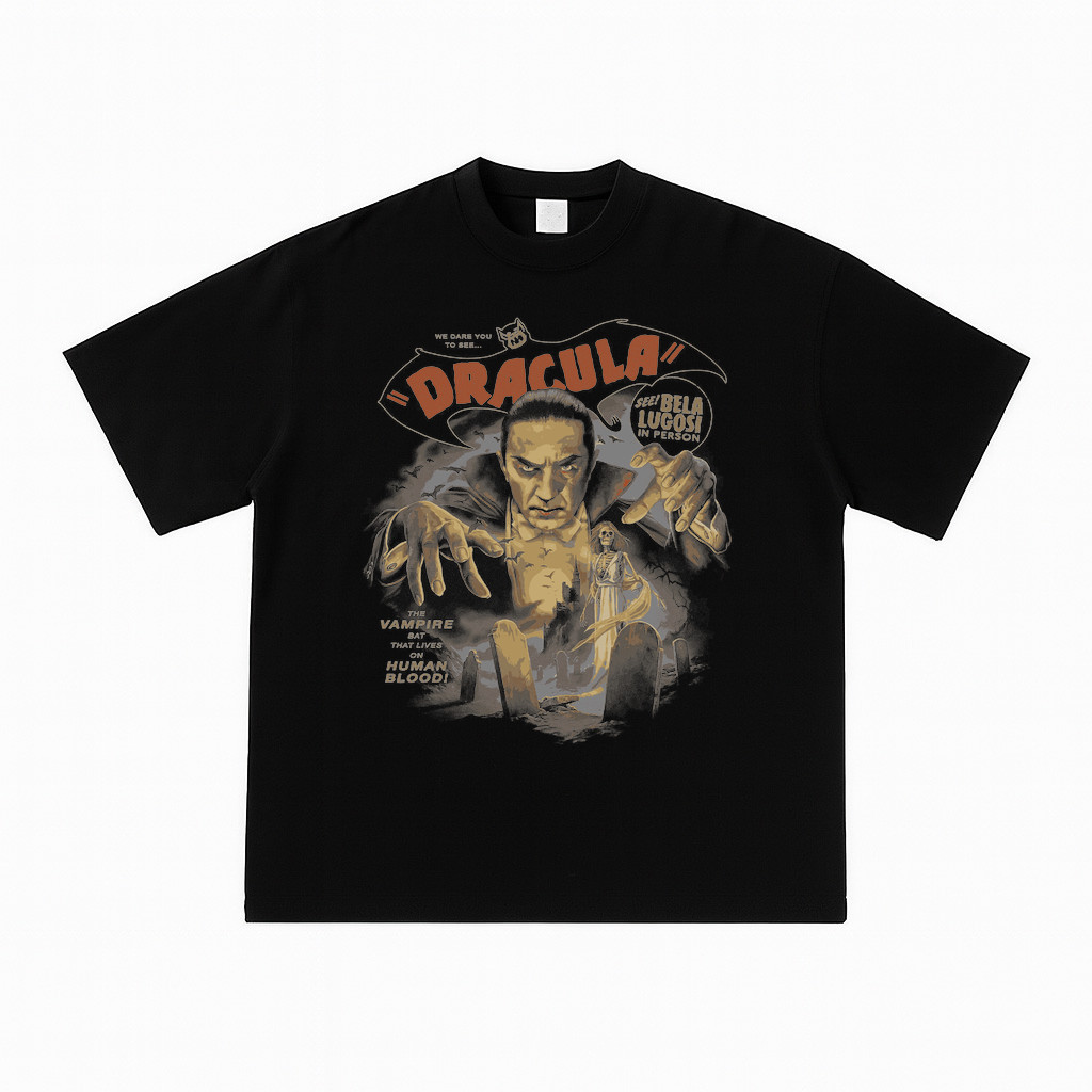 Tshirt Dracula Kaos Katun Combed