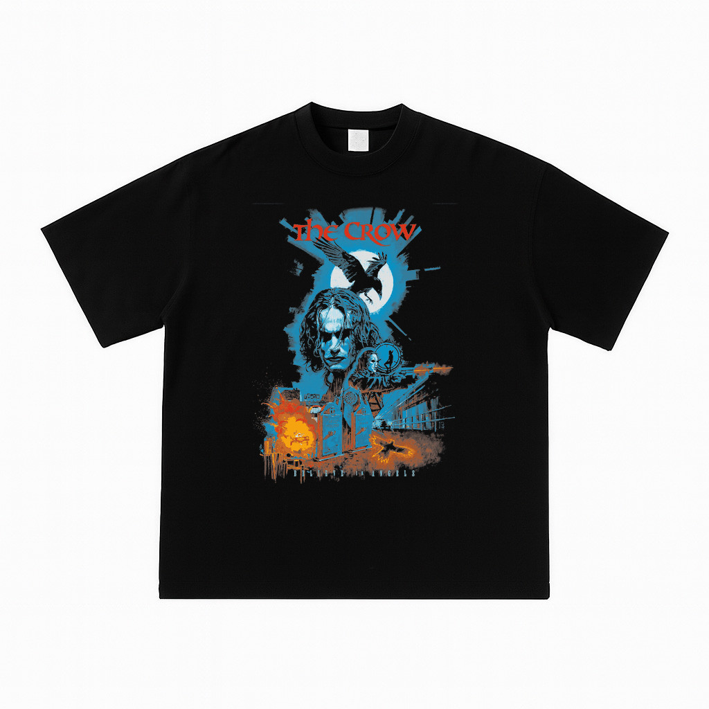 Tshirt The Crow 3 Kaos Katun Combed