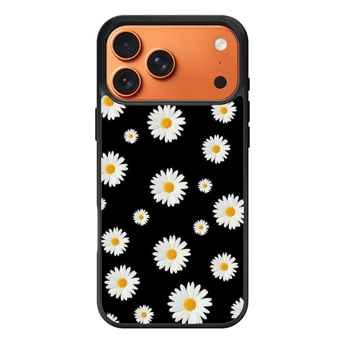 Case iPhone 17 16 16e 15 14 13 12 11 Pro Max Plus Mini Daisy Floral Pattern Case Cover