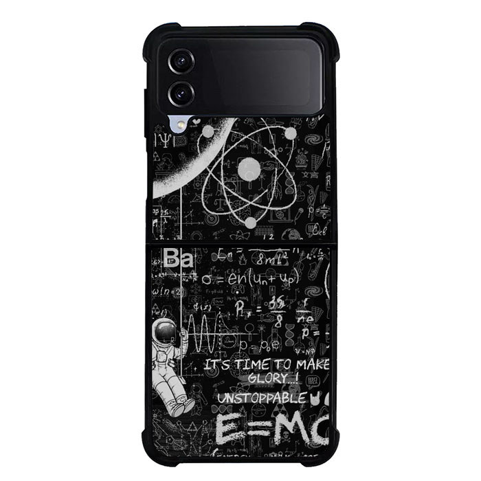 Case Samsung Galaxy Z Flip 7 6 5 4 3 Science Astronaut Art Case Cover