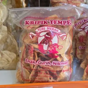 Keripik tempe turi merah