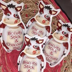 Biskitop Biscuits Stick&strawberry dip