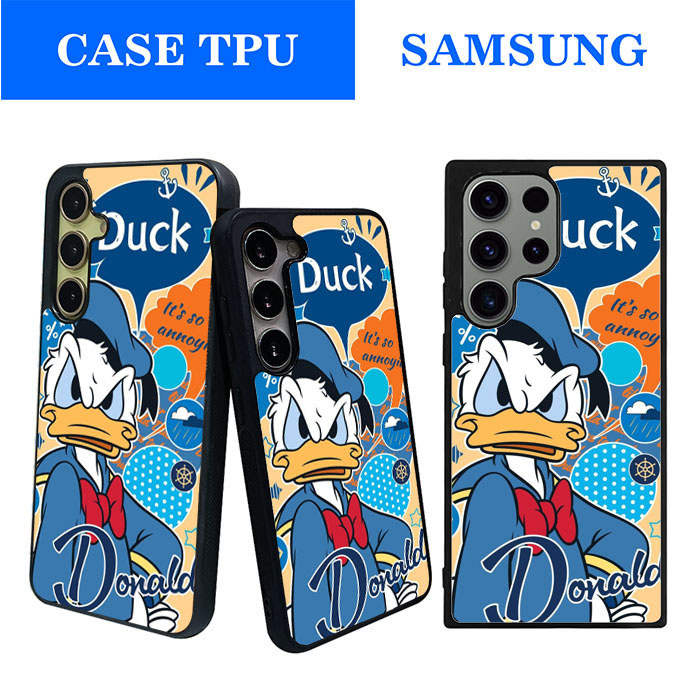 Casing Case TPU Samsung Galaxy S25 S24 S23 S22 S21 S20 S10 FE Plus Ultra Lite Edge ANGRY DUCK RK536 