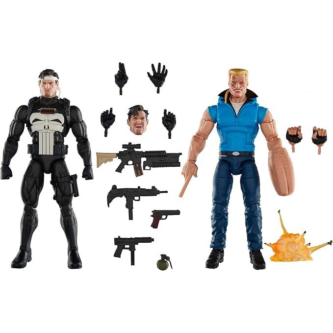NENDROID ARTICULATION Marvel Legends Series Punisher and Bushwacker