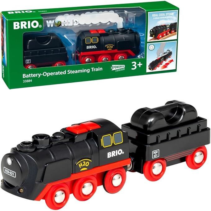 BRIO World Battery-Operated Steaming Train