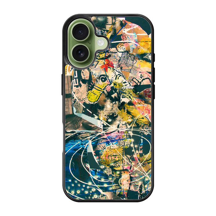 Case Casing Hybrid Custom iPhone 17 16 15 14 13 12 11 Pro Max Plus Mini Air SE Art Graffiti FX0024