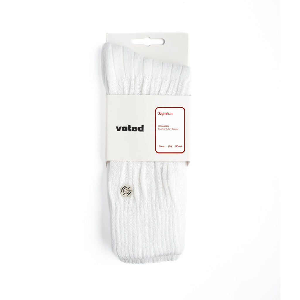Voted Yutori White Socks