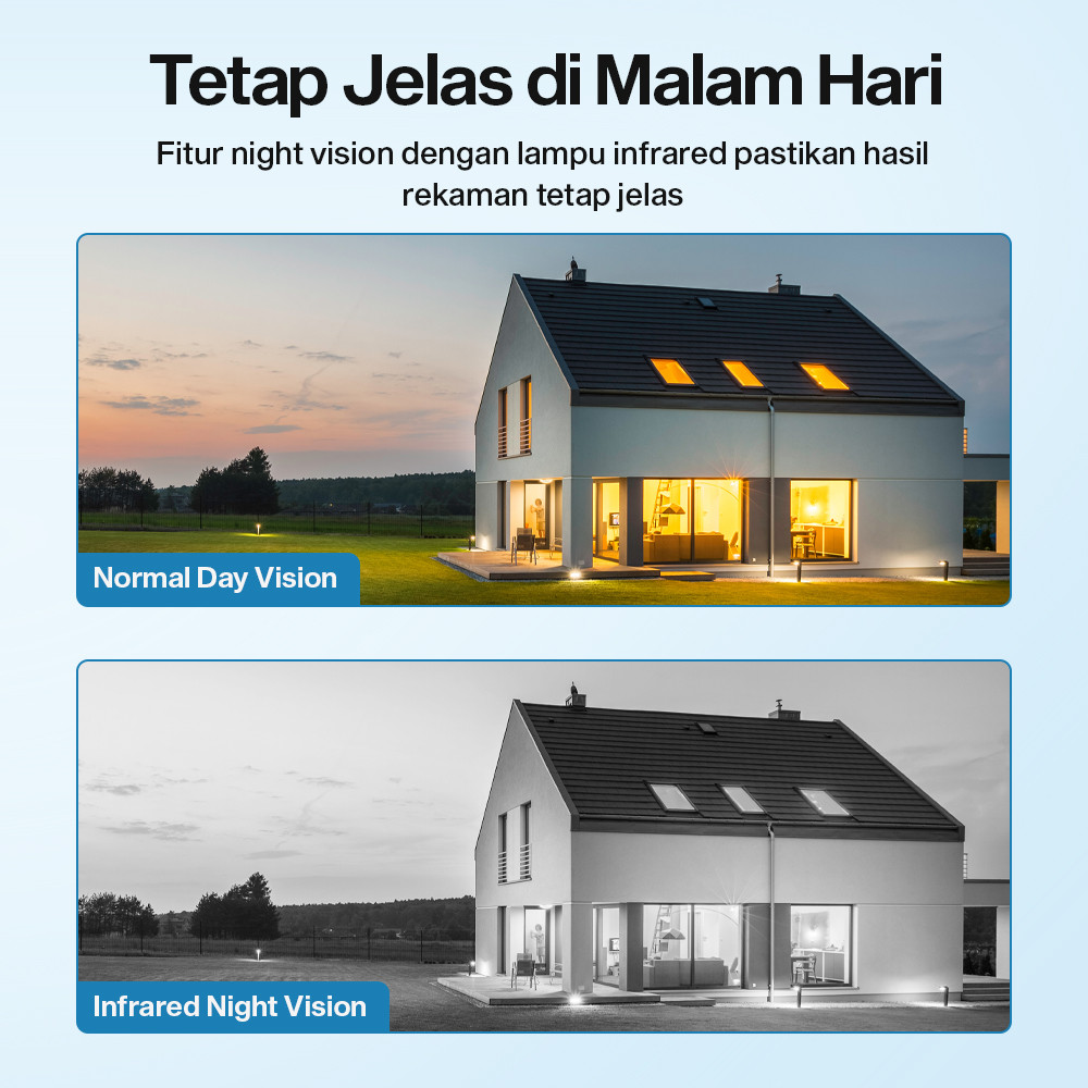 Kamera CCTV Indoor Bohlam WiFi IP Camera IR Detection E27 1080P 2MP - YS-2303