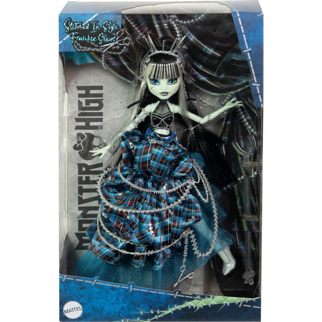 Monster High Frankie Stein Doll with Original Sculpt, Stitched in Style Collector