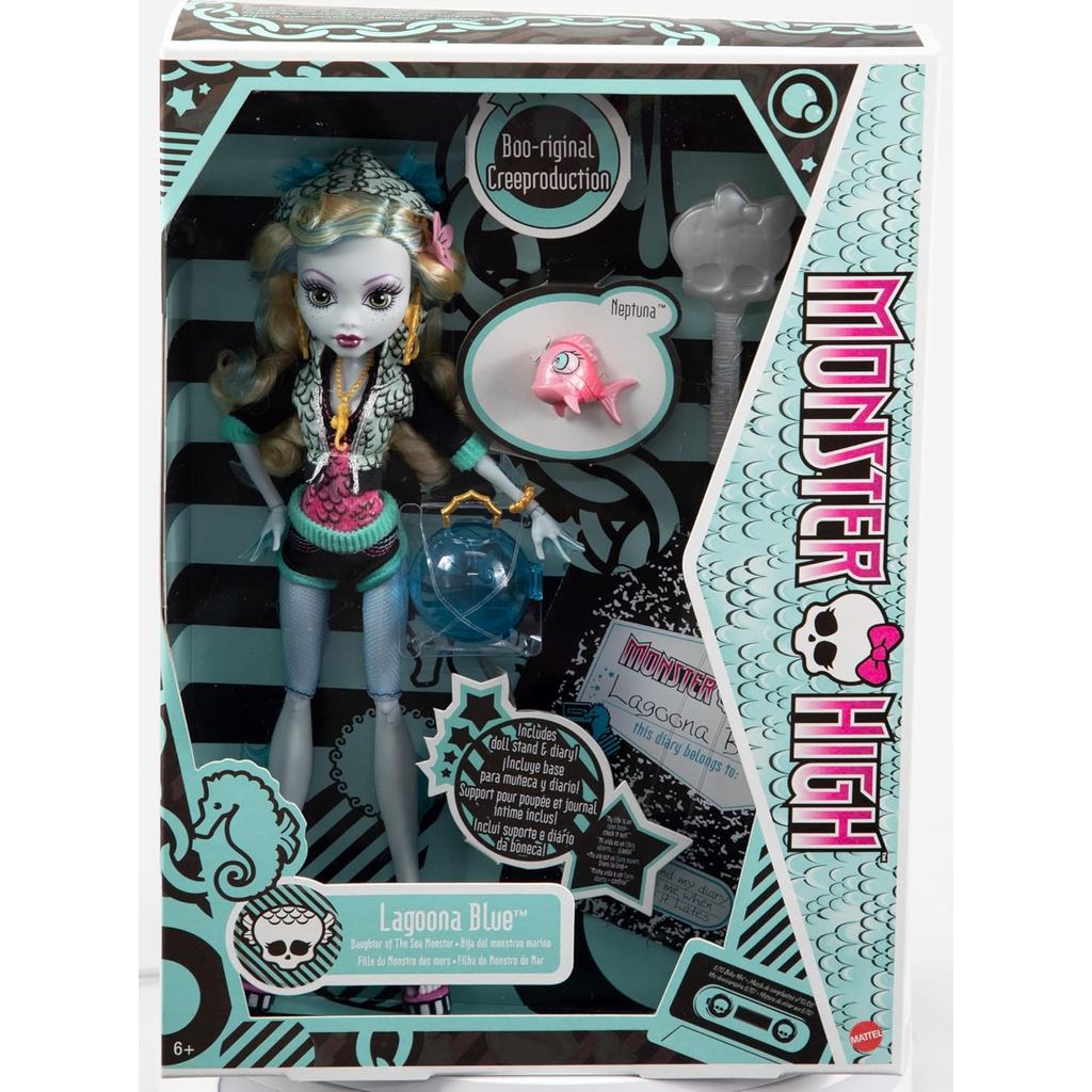 Monster High Lagoona Blue Reproduction Doll Wearing Original Fashion