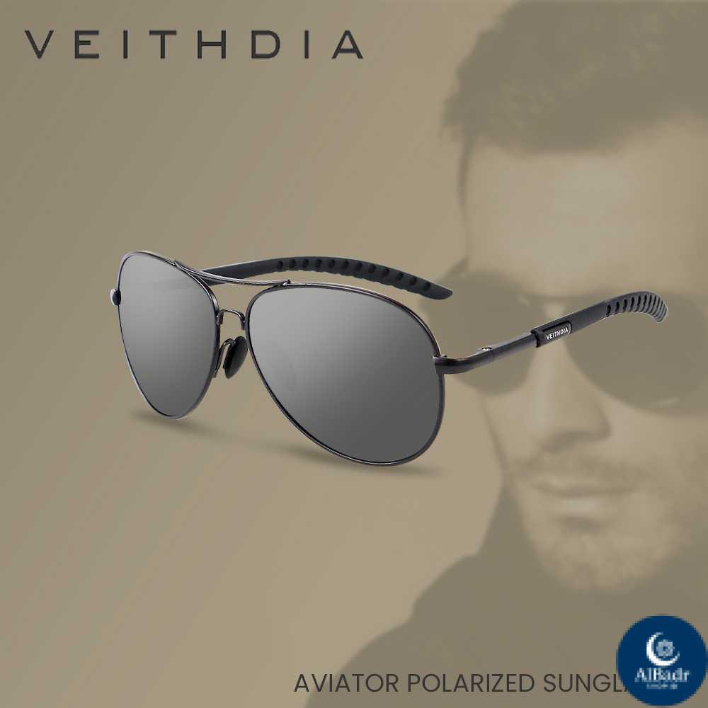 The New VEITHDIA Kacamata Aviator Polarized Sunglasses - V3088 Original