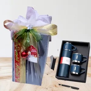 Hampers Natal Thermos Set / Vacum Flask Set