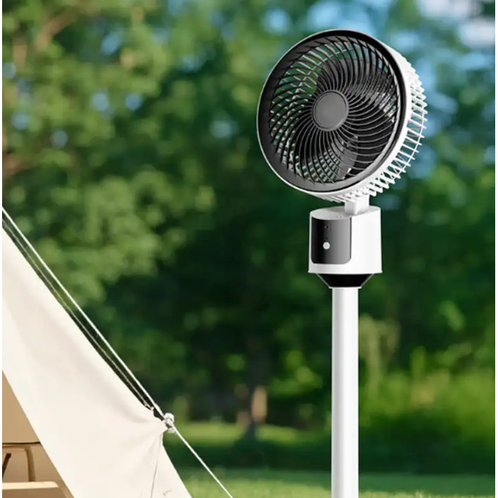 ALIONG Kipas Angin Lantai Floor Fan Multi Angle Swing USB Powered - XT-01